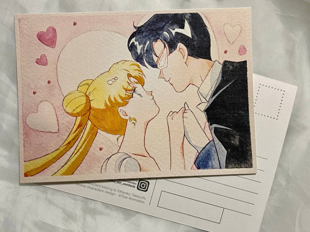 Postcard "Lovers"