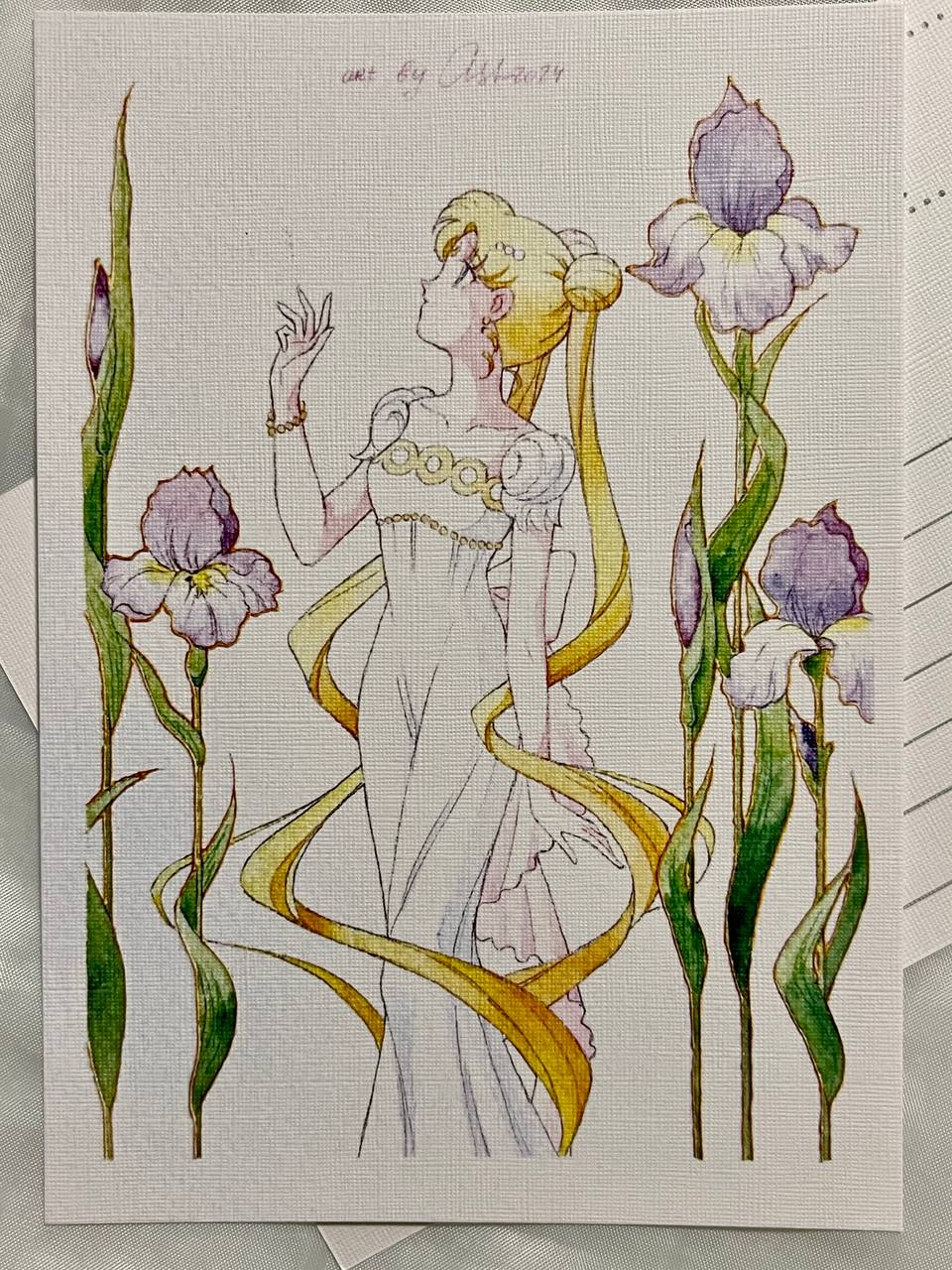 Postcard "Irises"