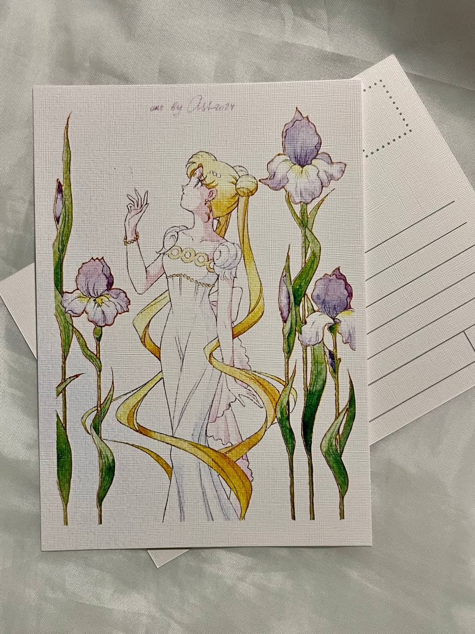 Postcard "Irises"