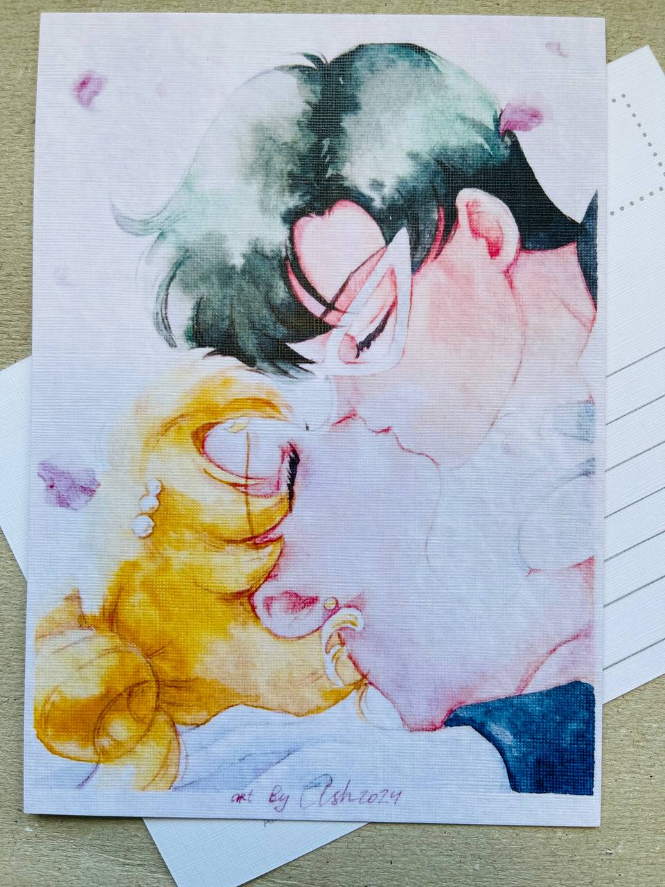 Postcard "Kiss"