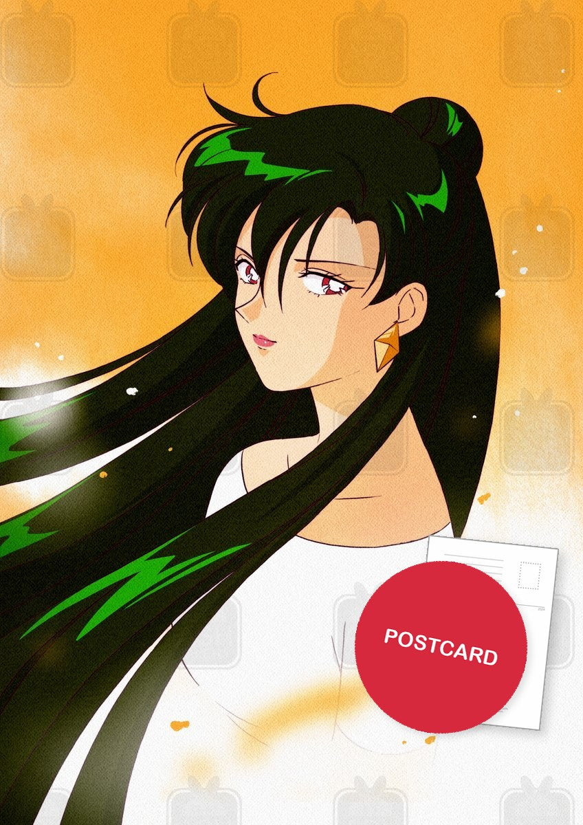 Portrait of Setsuna, digital fan art 2021
