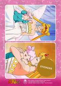 Mother and Daughter — sticker sheet with two die-cut stickers: Neo-Queen Serenity hugging Small Lady and Serenity holding baby Chibiusa, fan art by Valery ASH