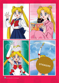 Usagi in four everyday moments, A5 sheet of die-cut stickers
