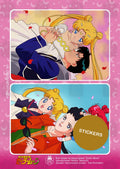 Usagi, Mamoru and Seiya — sticker sheet with two die-cut stickers: Usagi with Mamoru, and Usagi with Seiya and Chibi Chibi, fan art by Valery ASH