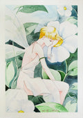 "Haruka elf" by Valery ASH, 2020. Watercolour print