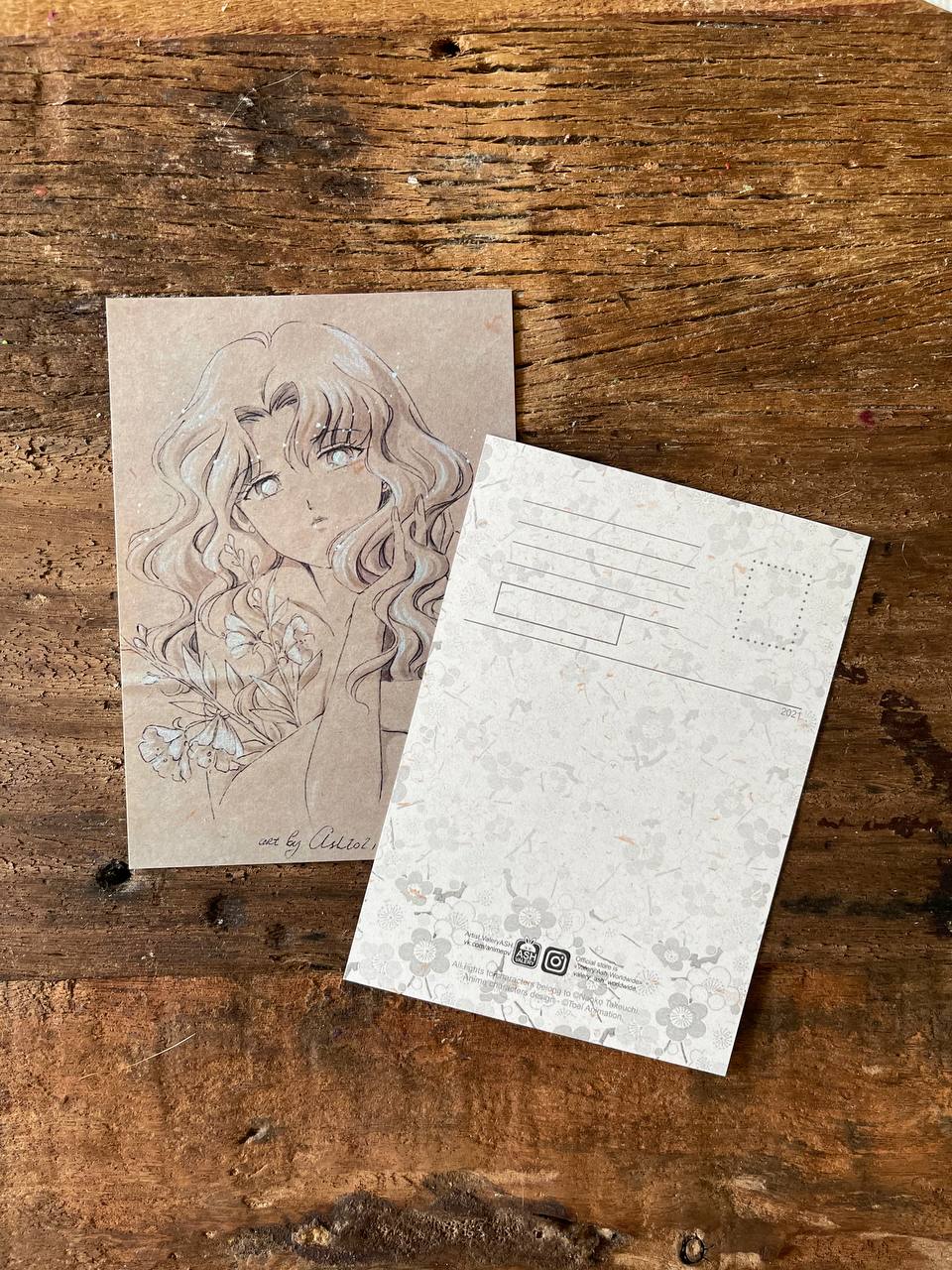 "Portrait of the woman you love" - postcards set