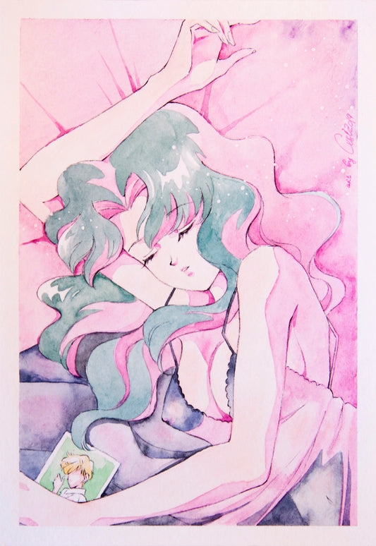 Fanart "Dream about you", 2019. Postcard / print