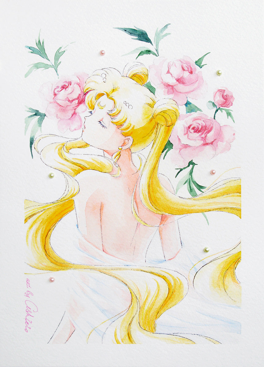 Fanart "Rose Garden", 2020. Postcard / print