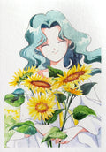 "Sunflowers" by Valery ASH, 2021. Watercolour print
