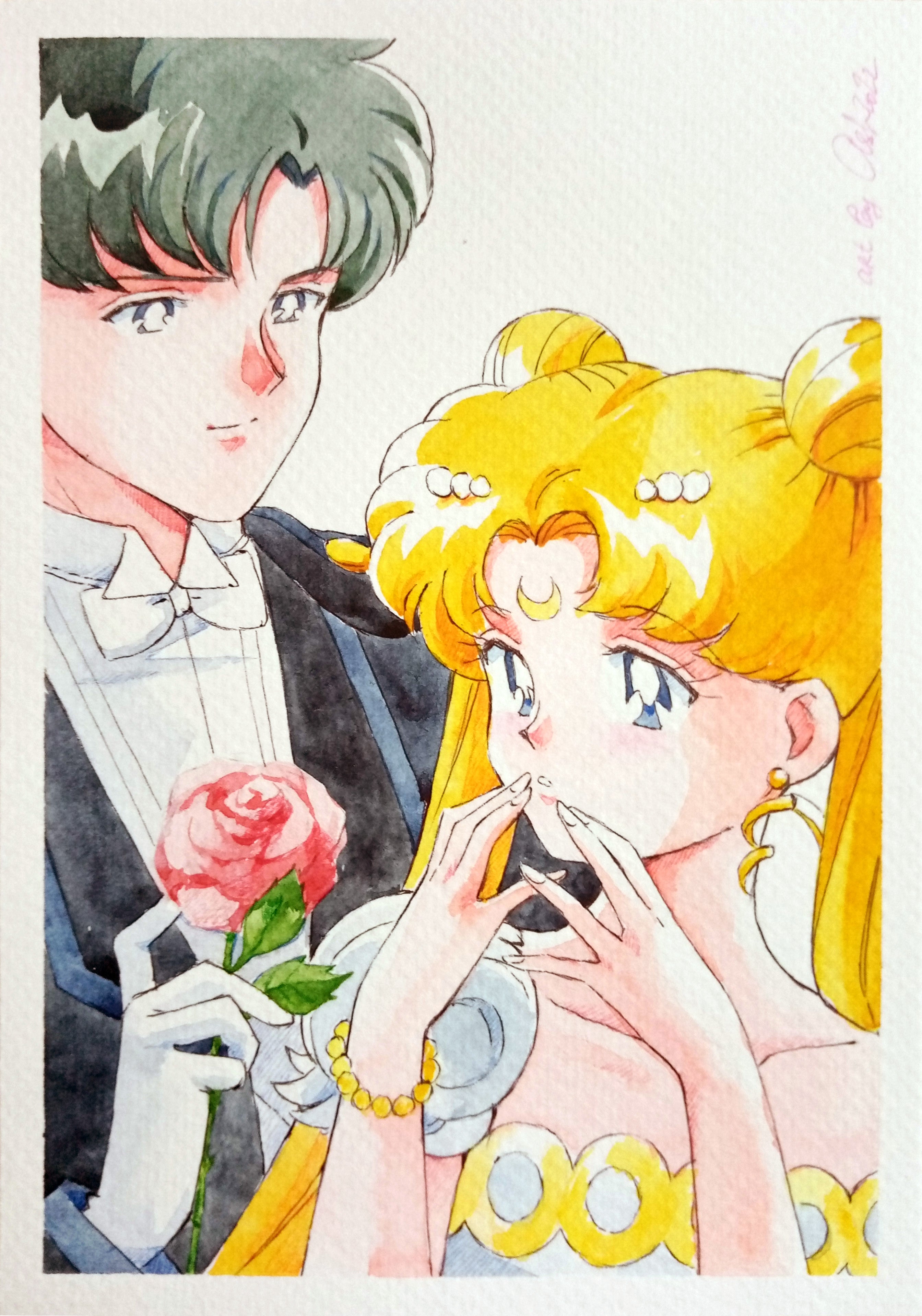 "Rose for my Princess" by Valery ASH, 2022. Print