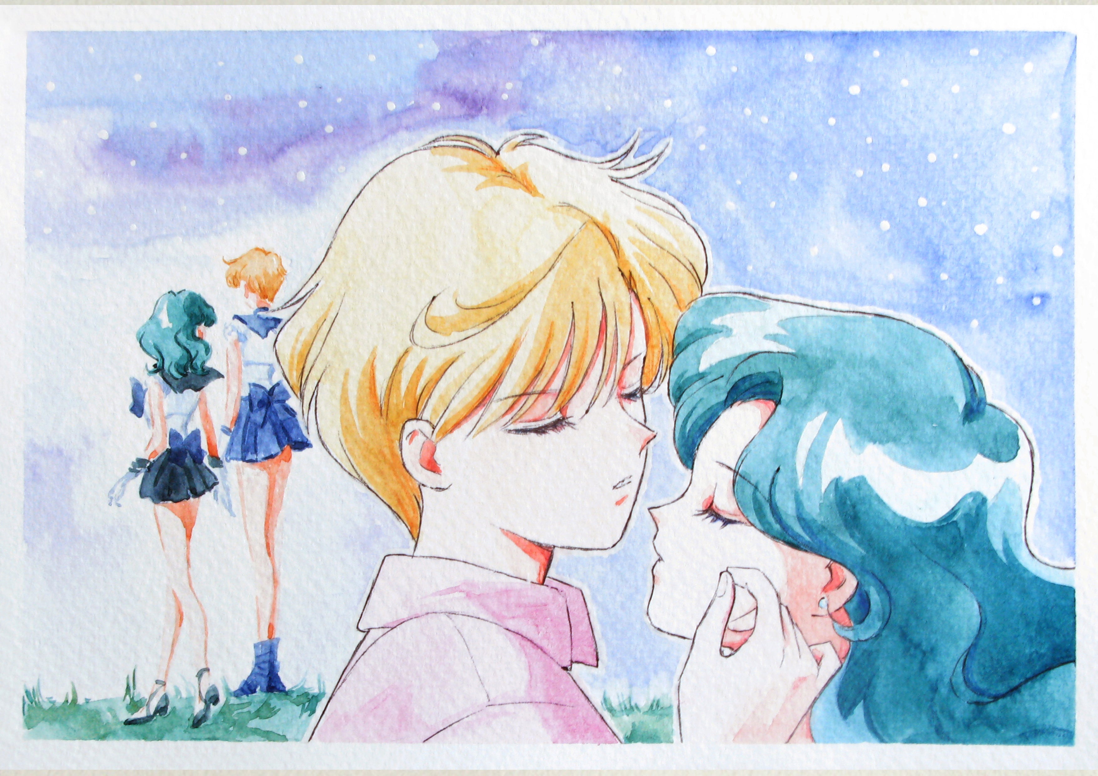 "Me and you", fan-art by Valery ASH, 2020. Print