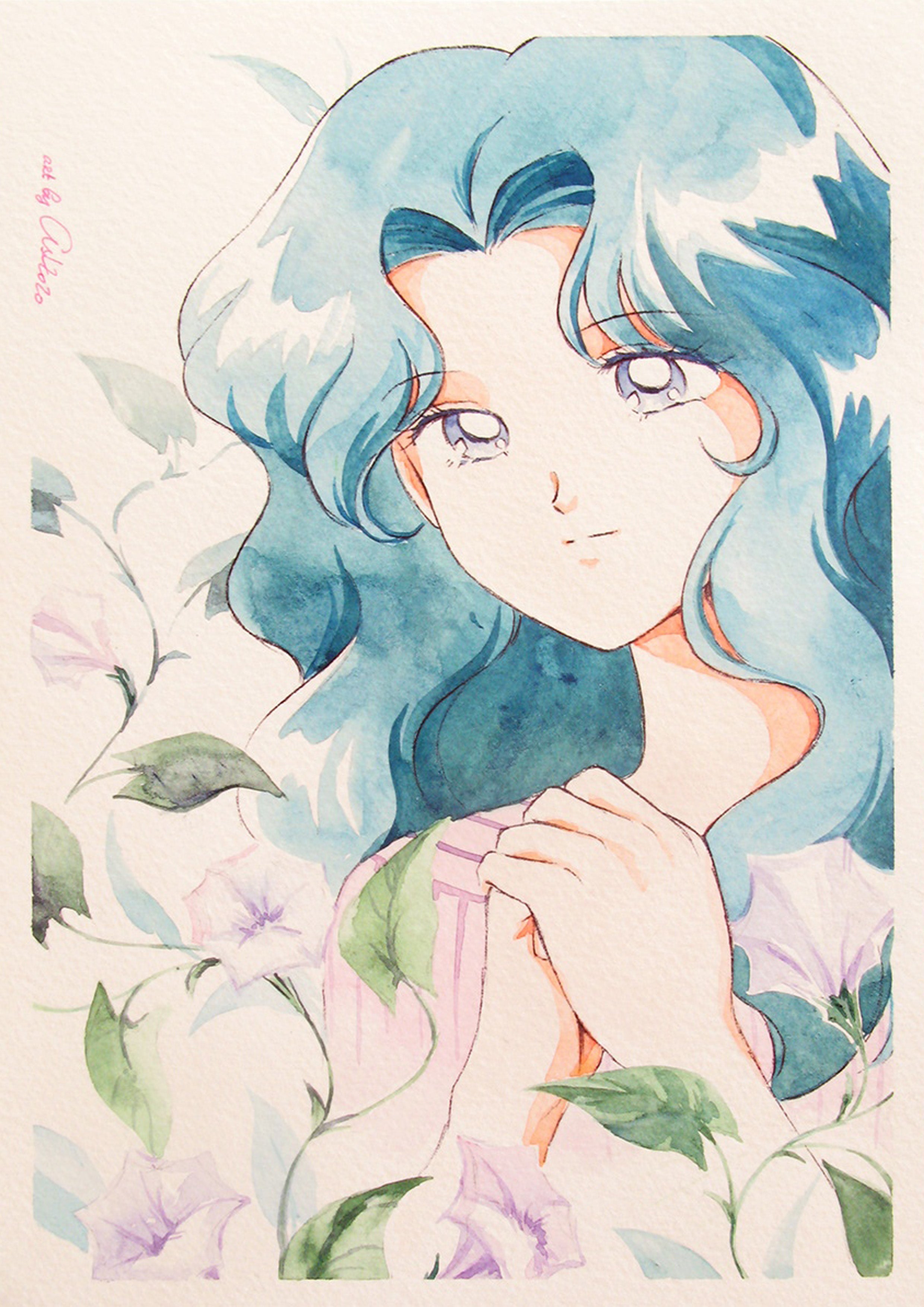 "Bindweed" by Valery ASH, 2019. Watercolour print