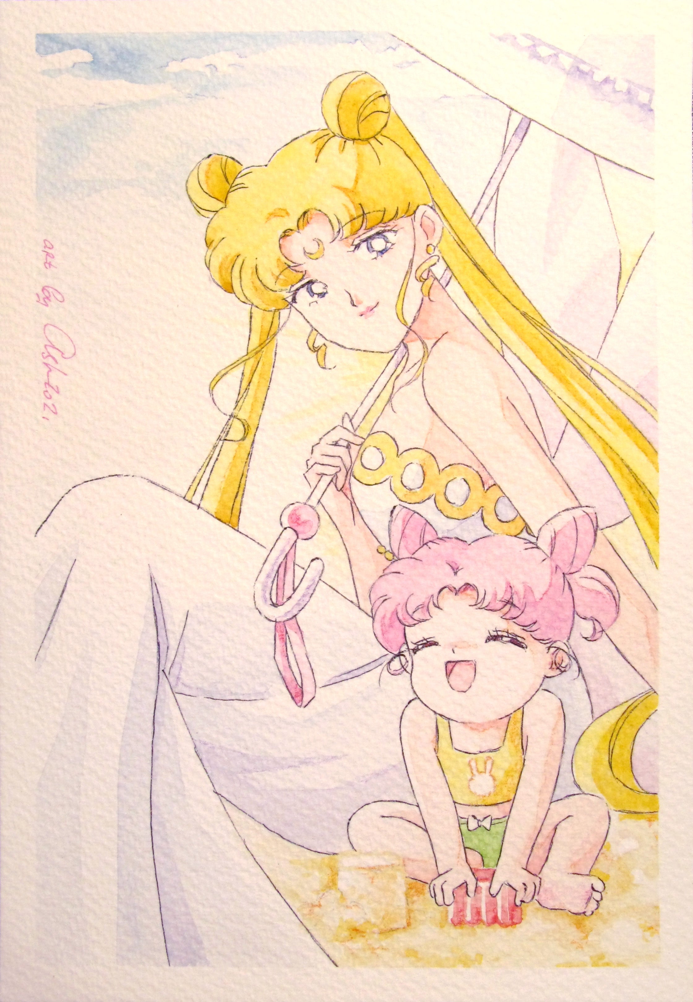 "Summer days" by Valery ASH, 2021. Print