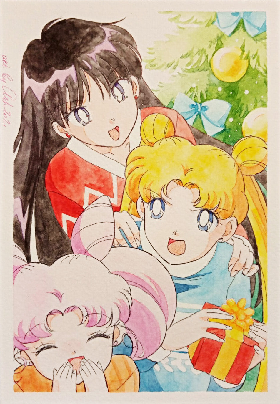 "Happy New Year!" by Valery ASH, 2021. Print