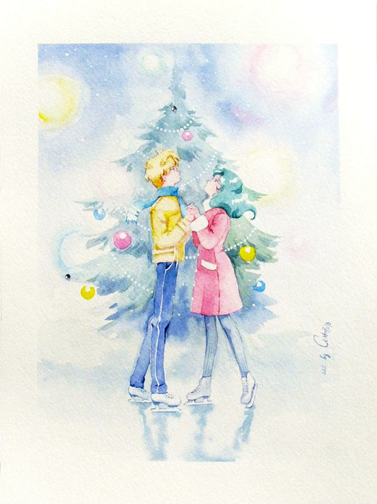 Fanart by Valery ASH, 2018. Watercolour print