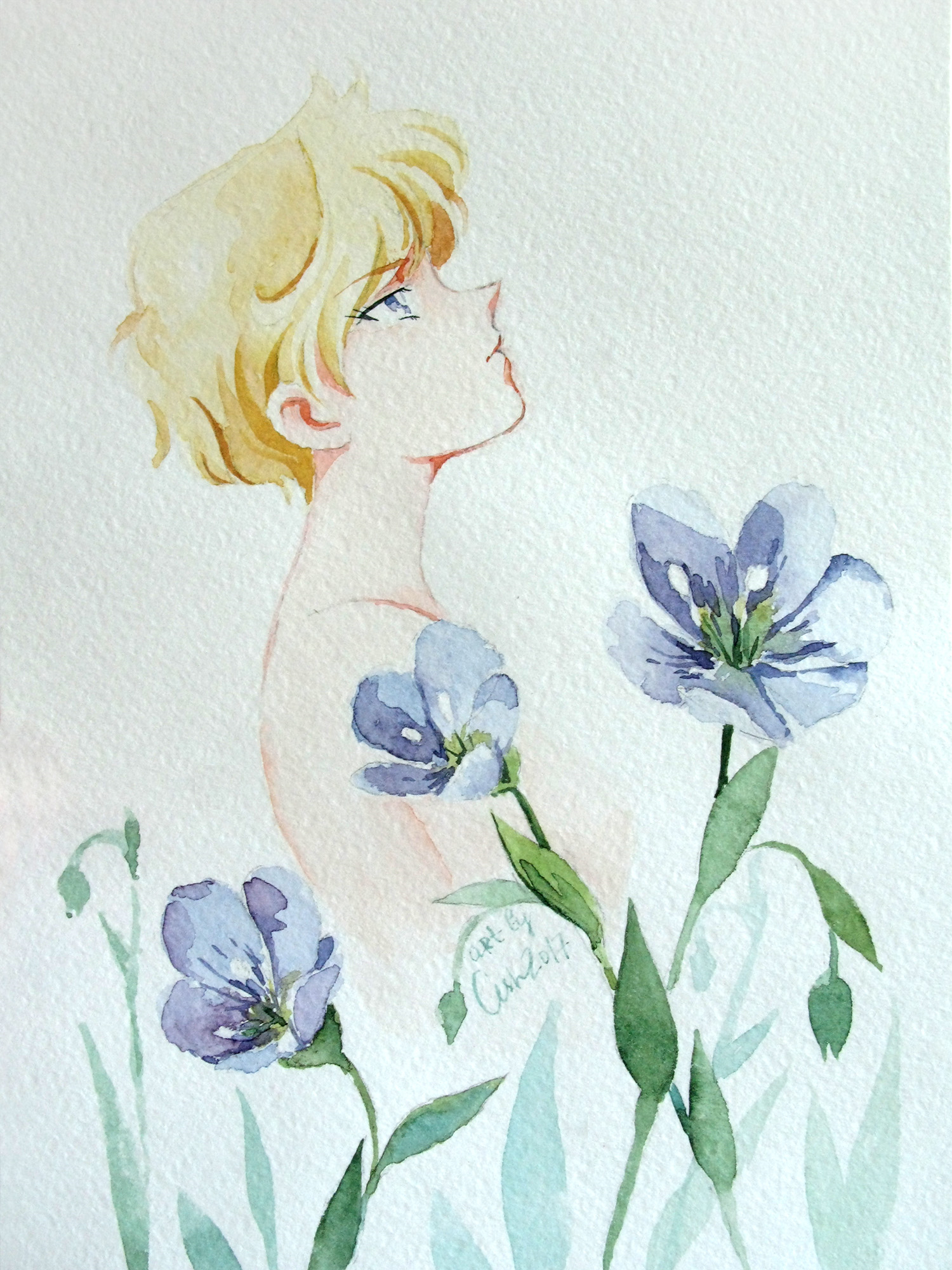 Fanart by Valery ASH, 2017. A5 poster