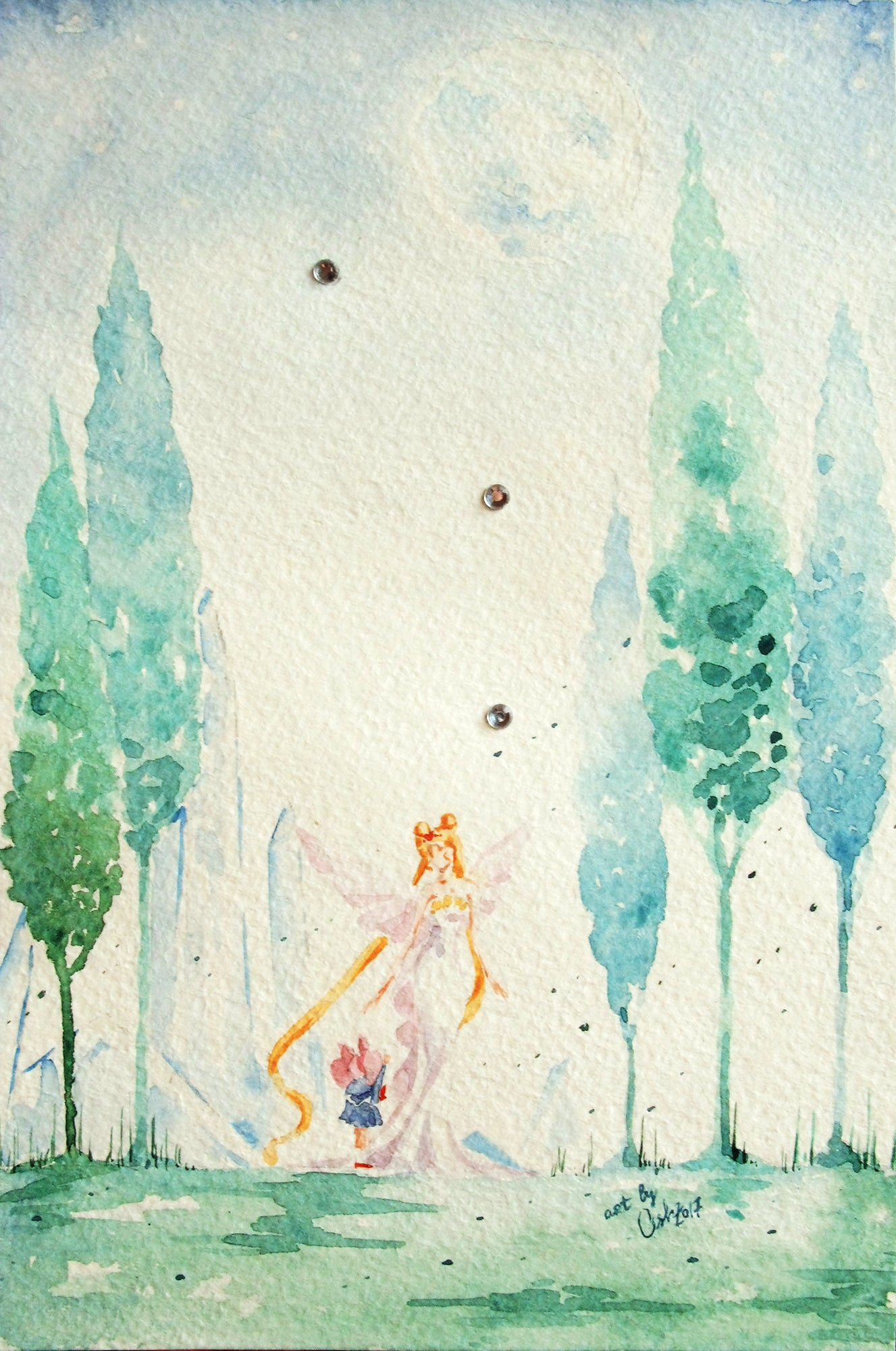 "Dream garden" by Valery ASH, 2017. Print