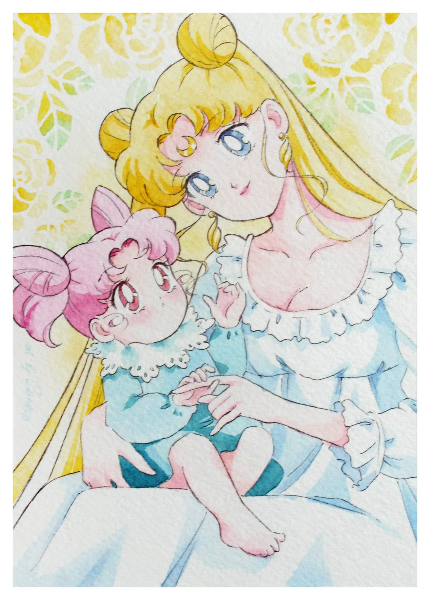 "Did you sleep well?" by Valery ASH, 2018. Print