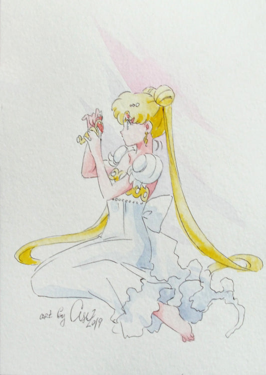 "Moon princess" by Valery ASH, 2019. Print