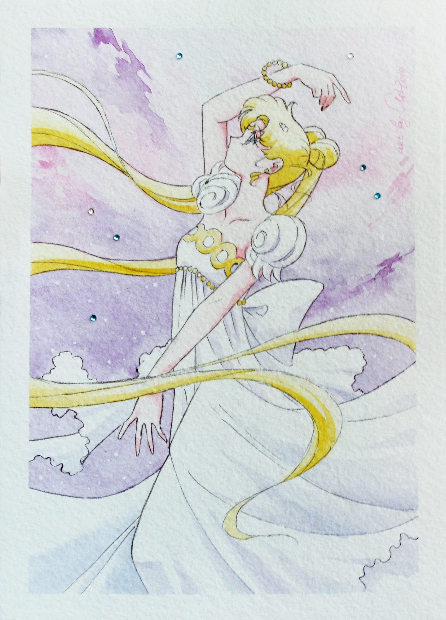 "Moon princess" by Valery ASH, 2019. Print