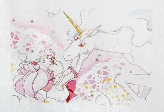 "I believe in you" by Valery ASH, 2017. Watercolour print
