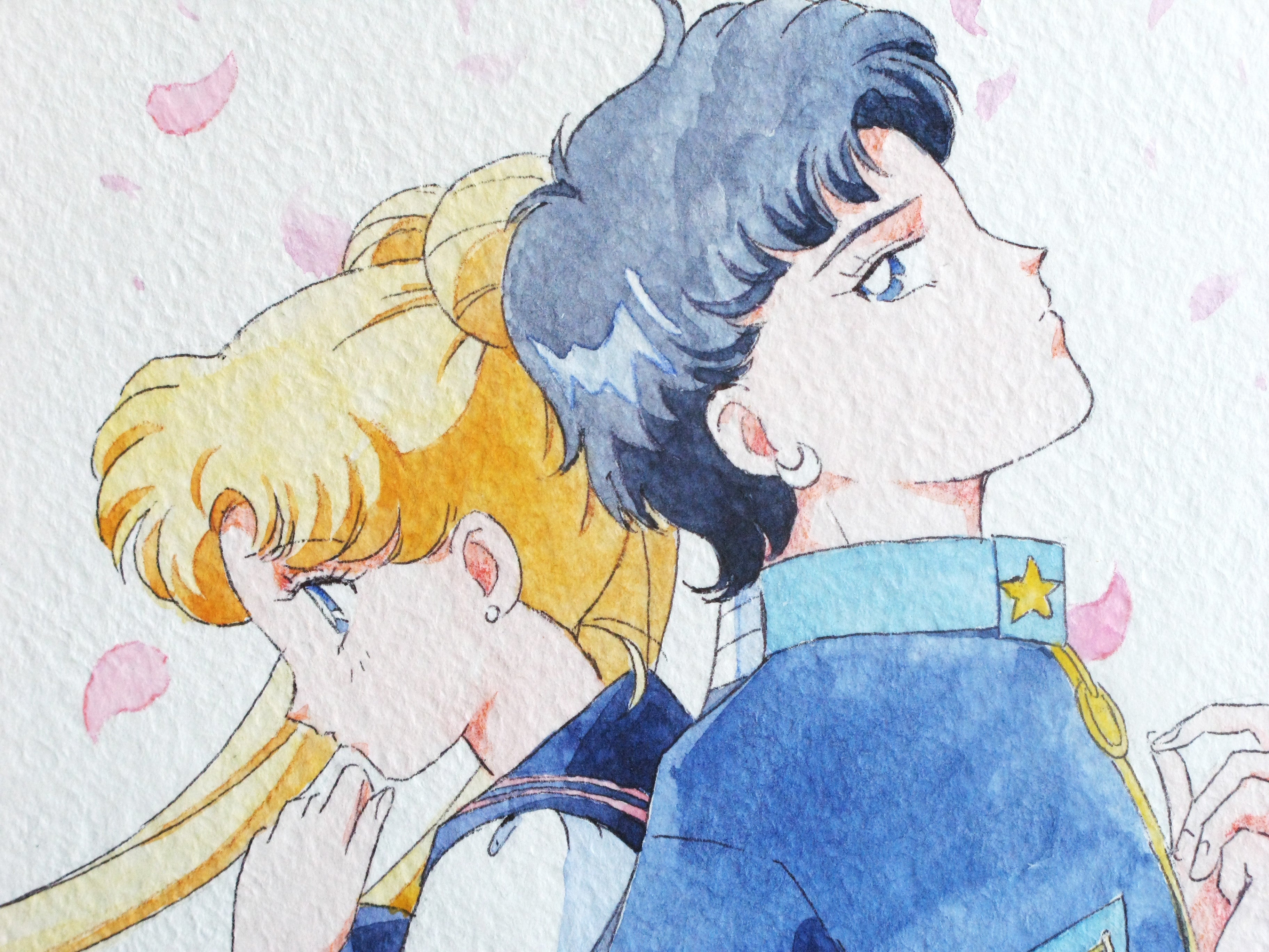 Fanart "Sei+Usa", 2021. Postcard / print