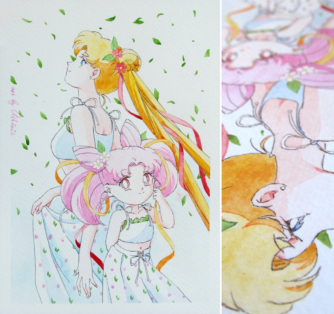 "Blossom" Fanart by Valery ASH, 2022. Print