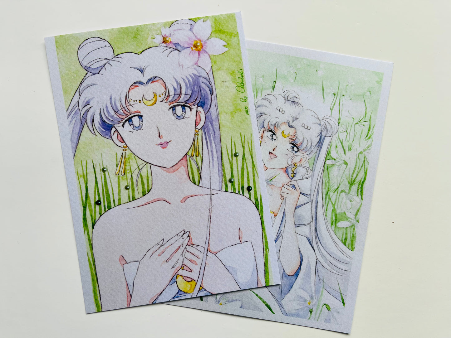 Postcard set “Spring flowers”
