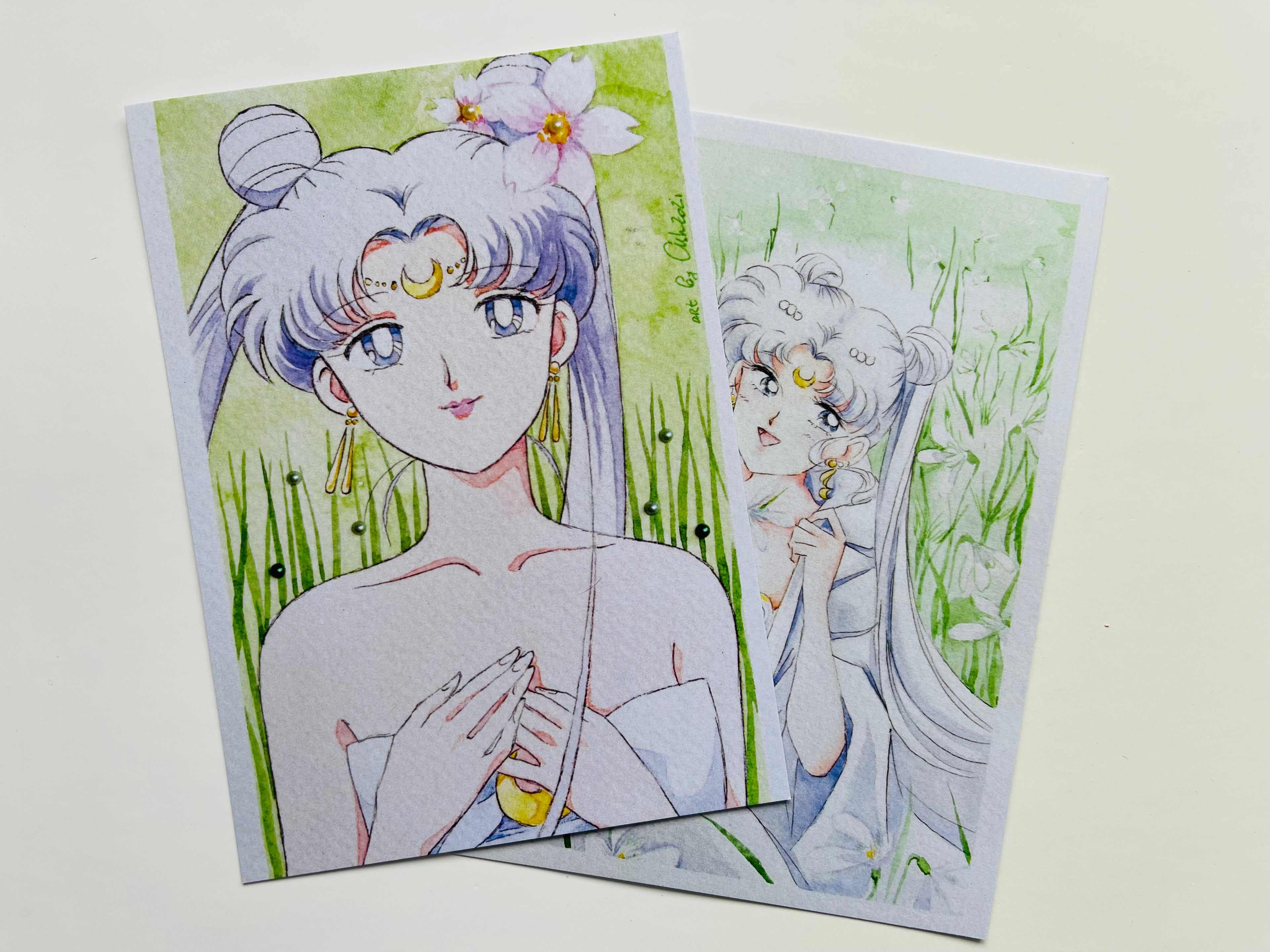 Postcard set “Spring flowers”