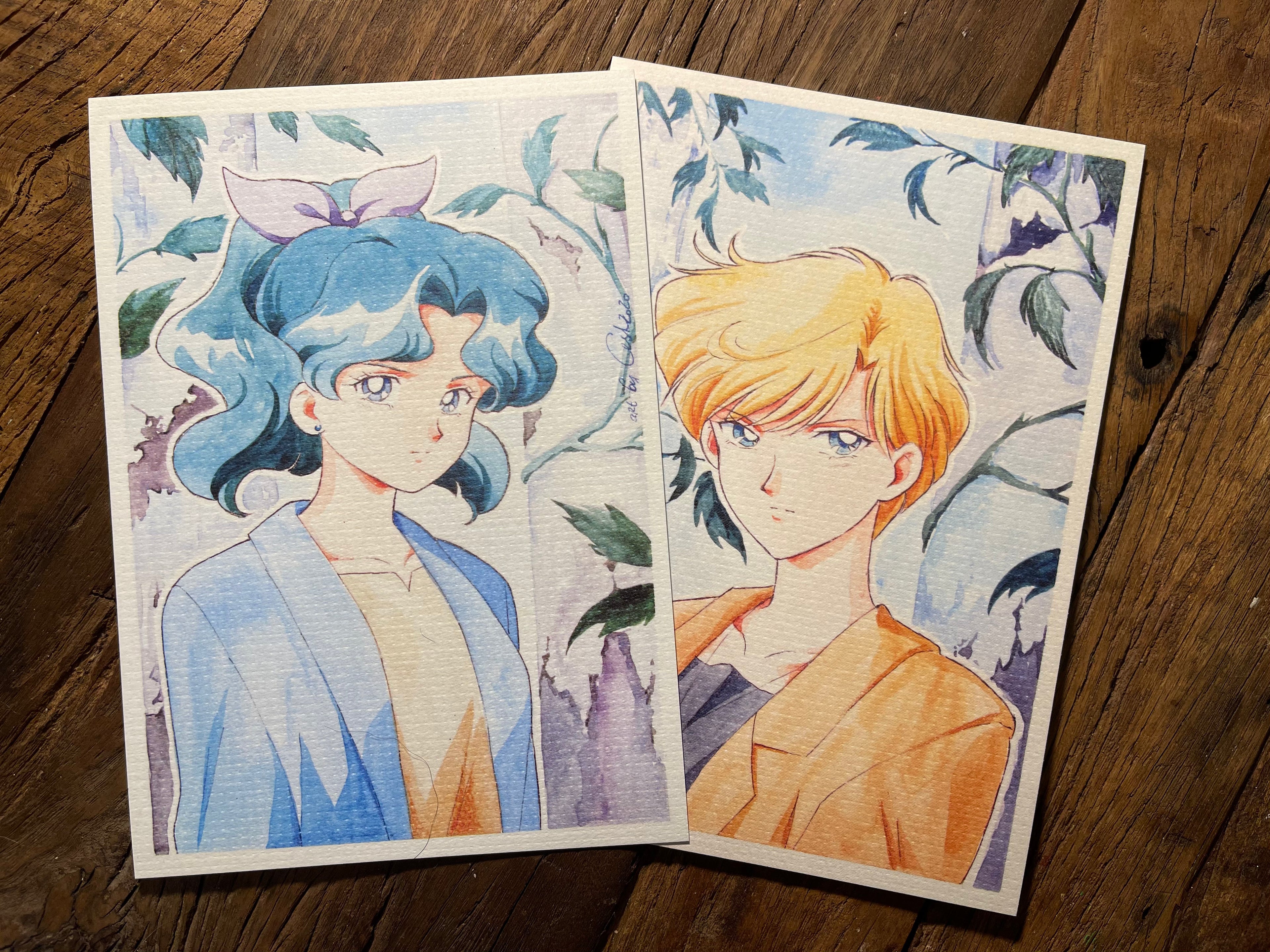 «Warrior’s gaze», set of 2 prints