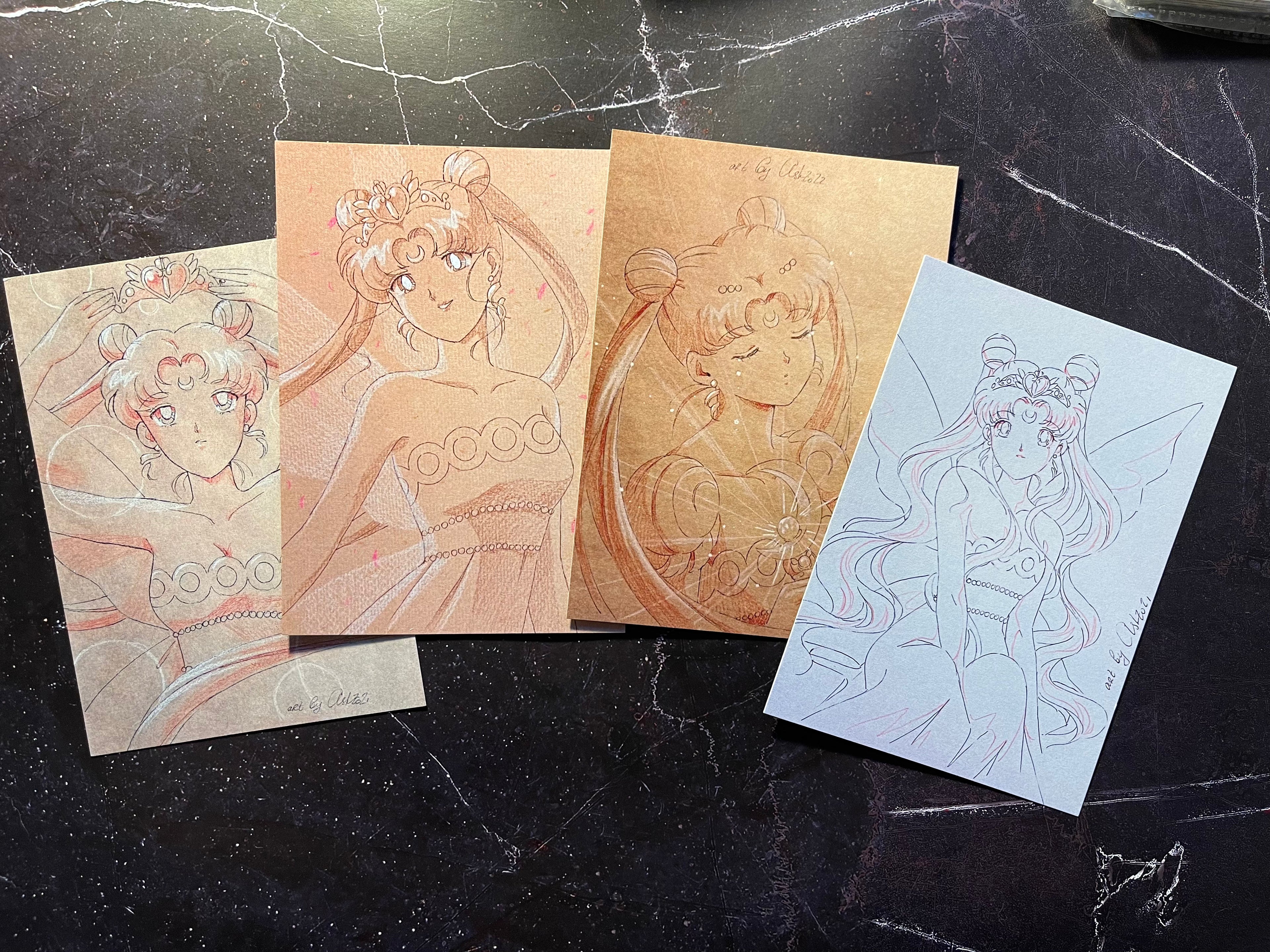 Postcard set "Her Majesty"