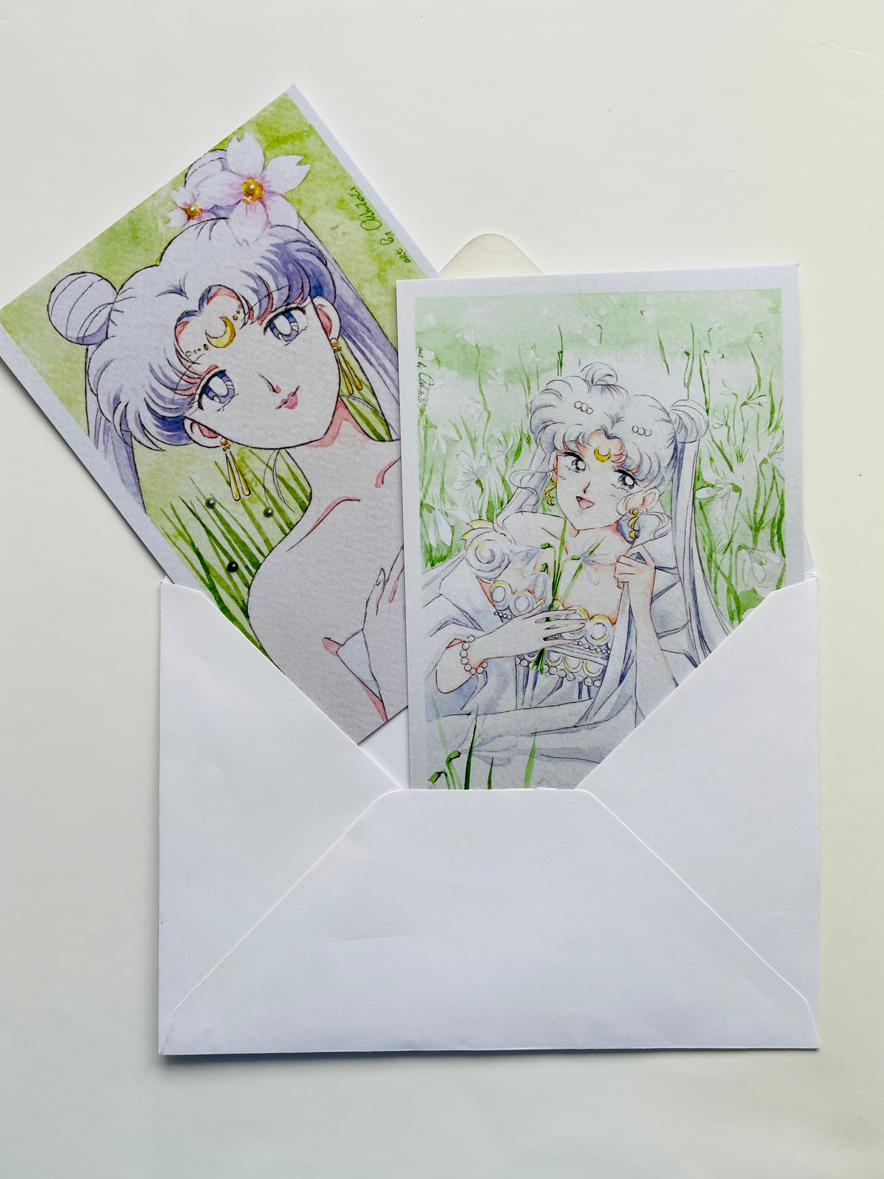 Postcard set “Spring flowers”