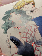 ”Night out” by Valery ASH, 2020. Decorated watercolour print