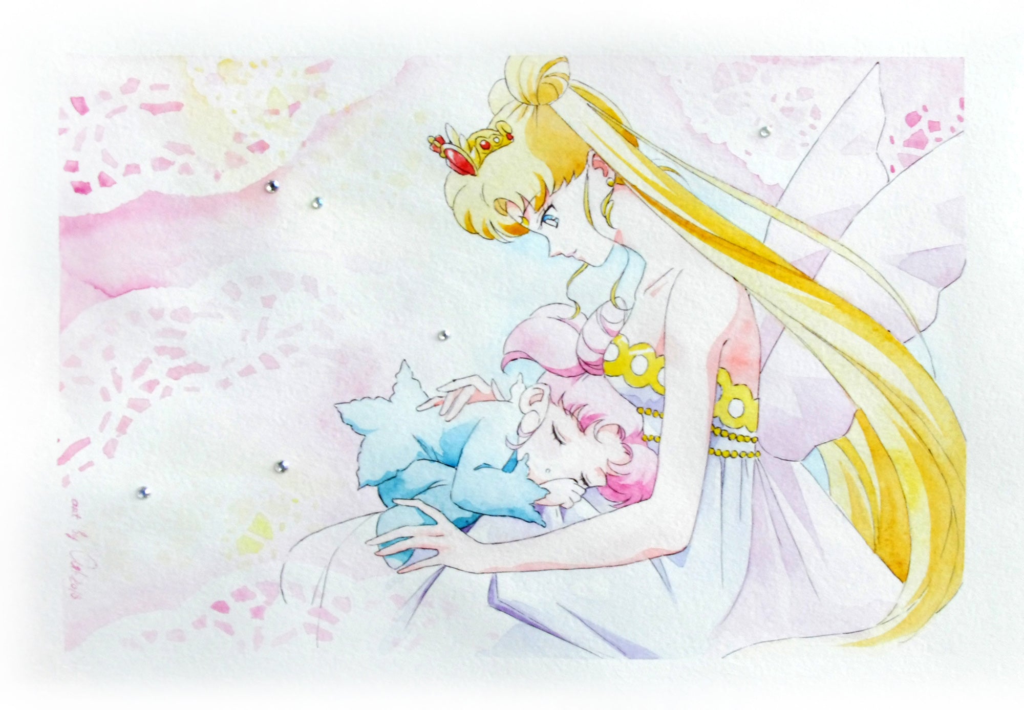 Fanart "Lullaby", 2018. Postcard / print