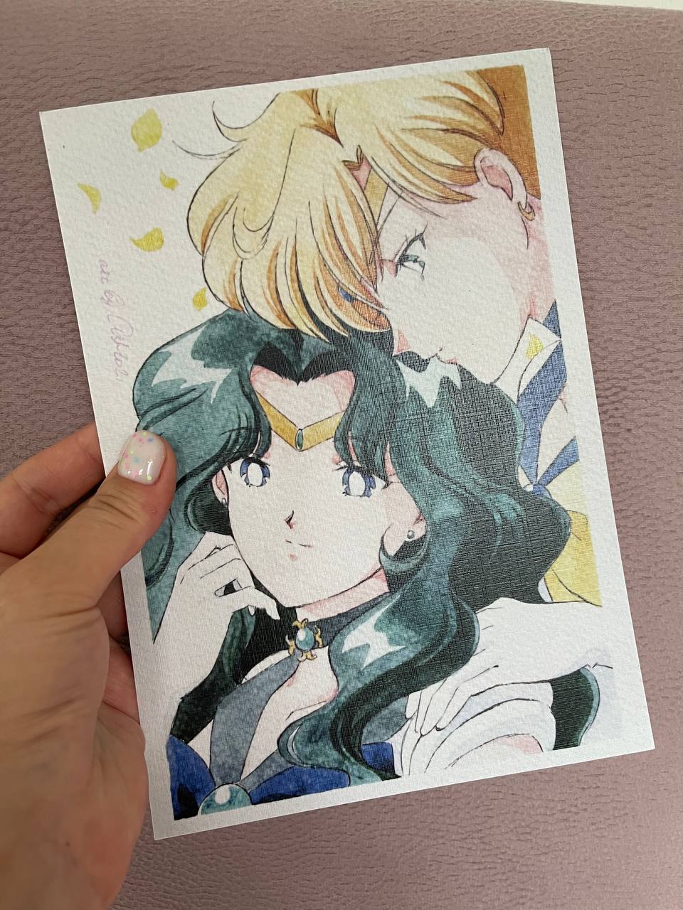 Fanart by Valery ASH, 2021. Watercolour print